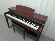 Load image into Gallery viewer, Yamaha Clavinova CLP-440 Digital Piano and stool in mahogany stock no 25520