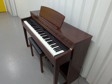 Load image into Gallery viewer, Yamaha Clavinova CLP-440 Digital Piano and stool in mahogany stock no 25520