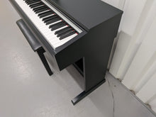 Load image into Gallery viewer, Yamaha Arius YDP-142 Digital Piano and stool in satin black stock #25522