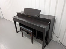 Load image into Gallery viewer, Yamaha Clavinova CLP-440 Digital Piano and stool in dark rosewood stock no 25519