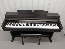 Load image into Gallery viewer, Yamaha Clavinova CLP-230 digital piano and stool in dark rosewood stock #25528