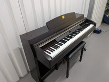 Load image into Gallery viewer, Yamaha Clavinova CLP-230 digital piano and stool in dark rosewood stock #25528