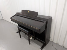 Load image into Gallery viewer, Yamaha Clavinova CLP-230 digital piano and stool in dark rosewood stock #25529