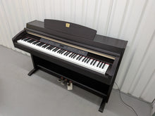 Load image into Gallery viewer, Yamaha Clavinova CLP-230 digital piano and stool in dark rosewood stock #25529