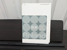 Load image into Gallery viewer, Roland RP301 digital piano and stool in dark rosewood finish stock number 25540