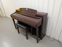 Load image into Gallery viewer, Yamaha Clavinova CLP-280 in Polished Mahogany with matching stool stock nr 25541