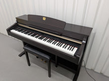 Load image into Gallery viewer, Yamaha Clavinova CLP-330 Digital Piano and stool in dark rosewood stock #25521