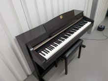 Load image into Gallery viewer, Yamaha Clavinova CLP-330 Digital Piano and stool in dark rosewood stock #25521