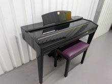 Load image into Gallery viewer, Yamaha Clavinova CVP-505PE digital piano arranger polished black stock number 25545