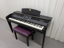 Load image into Gallery viewer, Yamaha Clavinova CVP-505PE digital piano arranger polished black stock number 25545