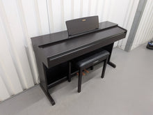 Load image into Gallery viewer, Yamaha Arius YDP-143 Digital Piano and stool in dark rosewood finish stock #25548