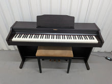 Load image into Gallery viewer, Roland RP401R digital piano and stool in dark rosewood finish stock number 25544