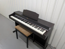 Load image into Gallery viewer, Roland RP401R digital piano and stool in dark rosewood finish stock number 25544