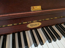 Load image into Gallery viewer, Kemble Oxford 12 Upright Piano and Stool in Polished Walnut with marquetry inlay 2007