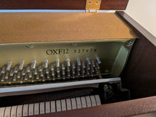 Load image into Gallery viewer, Kemble Oxford 12 Upright Piano and Stool in Polished Walnut with marquetry inlay 2007