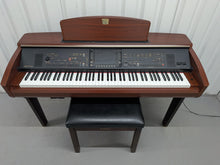 Load image into Gallery viewer, YAMAHA CLAVINOVA CVP-307 DIGITAL PIANO ARRANGER IN MAHOGANY STOCK #25542