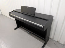 Load image into Gallery viewer, Yamaha Arius YDP-142 Digital Piano in satin black stock #25558