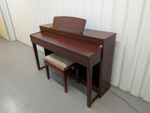 Load image into Gallery viewer, Yamaha Clavinova CLP-440 Digital Piano and stool in mahogany stock no 25552