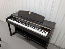 Load image into Gallery viewer, Yamaha Clavinova CLP-150 digital piano and stool in rosewood stock #25564