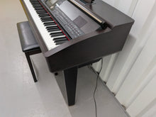 Load image into Gallery viewer, Yamaha Clavinova CVP-405 digital piano arranger in dark rosewood stock # 25578