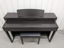 Load image into Gallery viewer, Yamaha Clavinova CLP-470 in dark rosewood with wooden keys action + stool #25575