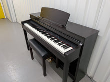 Load image into Gallery viewer, Yamaha Clavinova CLP-470 in dark rosewood with wooden keys action + stool #25575
