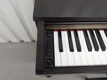 Load image into Gallery viewer, Yamaha Clavinova CLP-320 Digital Piano and stool in dark rosewood stock #25559