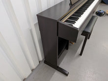 Load image into Gallery viewer, Yamaha Clavinova CLP-320 Digital Piano and stool in dark rosewood stock #25559