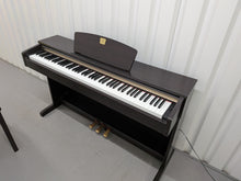 Load image into Gallery viewer, Yamaha Clavinova CLP-320 Digital Piano and stool in dark rosewood stock #25559