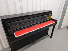 Load image into Gallery viewer, Yamaha Clavinova CLP-785 digital piano in polished black finish stock #25576