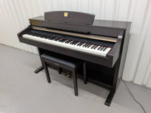 Load image into Gallery viewer, Yamaha Clavinova CLP-340 Digital Piano and stool in rosewood stock # 25577