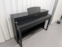 Load image into Gallery viewer, Yamaha Clavinova CLP-535 digital piano and stool in satin black finish stock # 25574