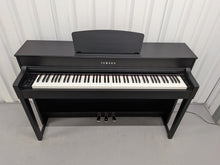 Load image into Gallery viewer, Yamaha Clavinova CLP-535 digital piano and stool in satin black finish stock # 25574