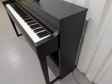 Load image into Gallery viewer, Yamaha Clavinova CLP-535 digital piano and stool in satin black finish stock # 25574