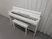 Load image into Gallery viewer, Yamaha Arius YDP-S52 satin white Digital Piano Slimline space saver stock number 25584