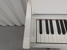 Load image into Gallery viewer, Yamaha Arius YDP-S52 satin white Digital Piano Slimline space saver stock number 25584