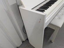 Load image into Gallery viewer, Yamaha Arius YDP-S52 satin white Digital Piano Slimline space saver stock number 25584