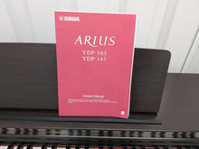 Load image into Gallery viewer, Yamaha Arius YDP-163 Digital Piano and stool in dark rosewood clavinova keyboard stock # 25597
