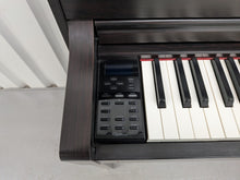Load image into Gallery viewer, Yamaha Clavinova CLP-575 digital piano and stool in dark rosewood finish stock #26002