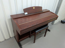 Load image into Gallery viewer, Yamaha Clavinova CVP-303 Digital Piano arranger + stool in mahogany stock #26004