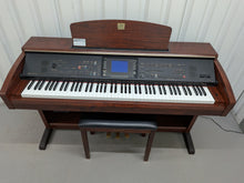 Load image into Gallery viewer, Yamaha Clavinova CVP-303 Digital Piano arranger + stool in mahogany stock #26004