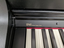 Load image into Gallery viewer, Roland HP603 digital piano in satin black finish stock #26012