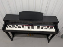 Load image into Gallery viewer, Roland HP603 digital piano in satin black finish stock #26012