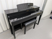 Load image into Gallery viewer, Yamaha Clavinova CLP-470 digital piano polished ebony glossy black stock #26048