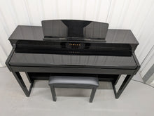 Load image into Gallery viewer, Yamaha Clavinova CLP-470 digital piano polished ebony glossy black stock #26048
