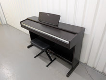 Load image into Gallery viewer, Yamaha Arius YDP-142 Digital Piano and stool in dark rosewood stock #26039