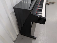 Load image into Gallery viewer, Roland HP-3e Digital Piano and stool in glossy black polished ebony Stock #26045