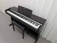 Load image into Gallery viewer, Yamaha Arius YDP-142 Digital Piano and stool in dark rosewood stock #26057
