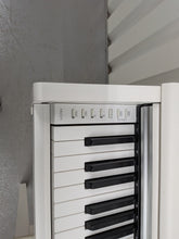 Load image into Gallery viewer, Yamaha Arius YDP-145 digital piano and stool in satin white finish stock nr 26062