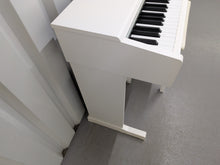 Load image into Gallery viewer, Yamaha Arius YDP-145 digital piano and stool in satin white finish stock nr 26062